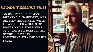 An 89YearOld Man Is Humiliated At A Bakery Something On His Face Terrifies The Owner When [upl. by Eislel]