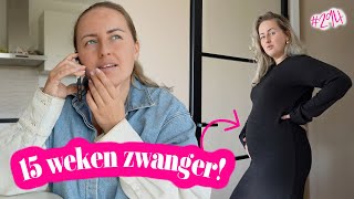 BUIK UPDATE 15 WEKEN ZWANGER🤰🏼AFSPRAAK MAKELAAR OM HUIS TE VERKOPEN amp WEEKENDJE WEG  WEEKVLOG 294 [upl. by Macey]