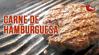 Carne Molida para Hamburguesa  Pimienta Tv [upl. by Ahen]