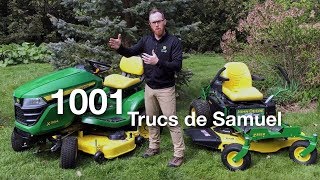 1001 trucs de Samuel  Quel type de tracteur à gazon choisir [upl. by Gittle]