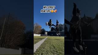 NFL STREET IN REAL LIFE 🤯🏈🔥 football nfl [upl. by Zeiler]