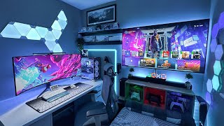 Gaming Setup  Room Tour  2023  Ultimate Small Room Setup [upl. by Yessak727]