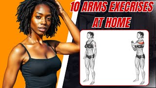 10 Best Arm Exercises At Home For Female [upl. by Auqinahs128]