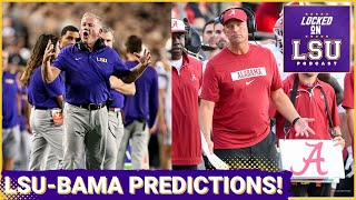 LSUAlabama Predictions  Stanford Steve Professional Handicapper Picks Tigers Over Tide [upl. by Leoni561]