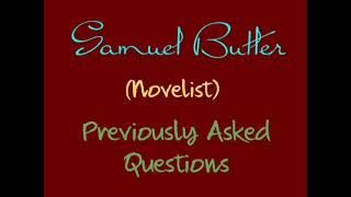 Samuel Butler Novelist  Modern Age  British Literature  NTA UGC NET English [upl. by Japeth59]