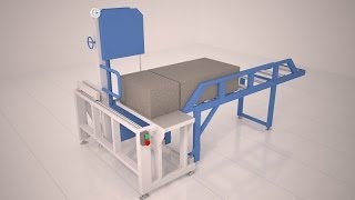 Concrete Block Cutting SetCLC BLOCK CUTTING MACHINE [upl. by Yerag]