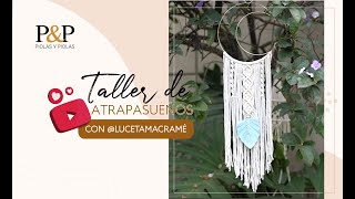 Tutorial Macramé 🌛Luna Atrapasueños con Hoja Para Principiantes DIY Hecho a mano [upl. by Orlanta]