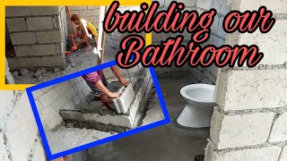 paggawa ng banyo  how to build a bathroom [upl. by Lillith]