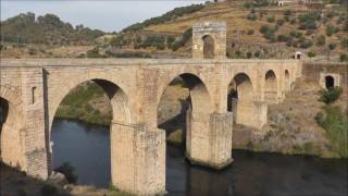 Puente romano de Alcántara Cáceres [upl. by Dolph]