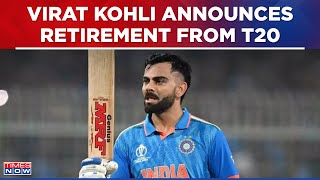 Virat Kohli Announces Retirement From T20 After India Lifts T20 World Cup Trophy [upl. by Aciretehs200]