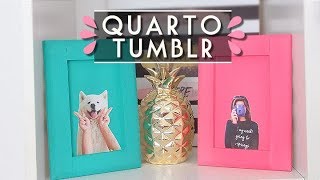 DIY DECORAÇÃO IDEIAS INCRÍVEIS PARA SEU QUARTO TUMBLR GASTANDO POUCO  Juliana Motta [upl. by Merdith634]