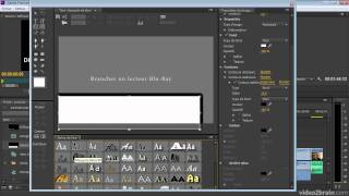 Premiere Pro CS6  Créer et monter des titres [upl. by Weinstein]