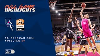 Telekom Baskets Bonn vs ratiopharm ulm  Full Game Highlights Spieltag 20 Saison 2324 [upl. by Aimahc551]