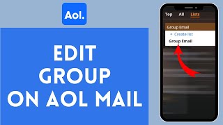 How to Edit Groups on AOL Mail 2024  Change Groups on AOL Mail [upl. by Kcirtapnhoj]