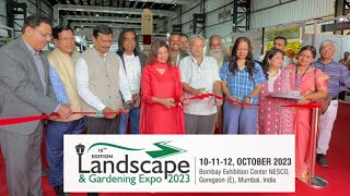 16th Edition Landscape amp Gardening Expo 2023 mumbaievents mumbaitimes mumbai mediatodaynews [upl. by Muirhead247]