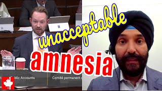 Your amnesia is unacceptable Why do you continue to mislead committee Bains DESTROYED by Cooper [upl. by Ranice685]