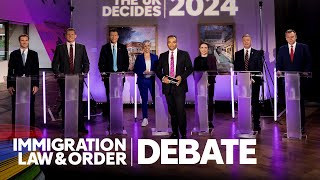 LIVE UK Election Debate  Immigration Law and Order [upl. by Arlyne]