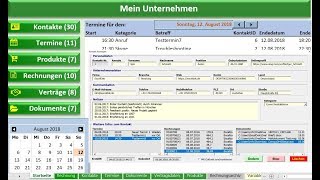 Excel Tool für Kleinunternehmen Kundenverwaltung [upl. by Itnava]