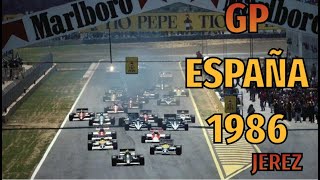 F1 1986 Gran Premio de España Jerez ENG [upl. by Yruoc]