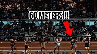 World Record Rivalry Returns   Millrose Games 60m  2024 [upl. by Atteve]