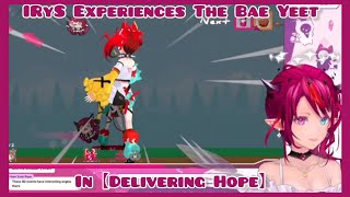 IRyS Experiences The Bae Yeet in 【Delivering Hope】 [upl. by Maze]