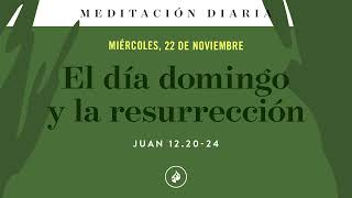 El día domingo y la resurrección – Meditación Diaria [upl. by Dnomyad]