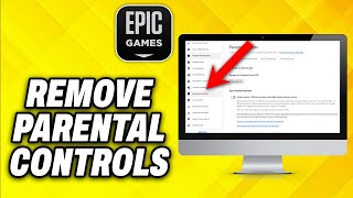 How To Remove Parental Controls in Epic Games 2024 [upl. by Maud262]