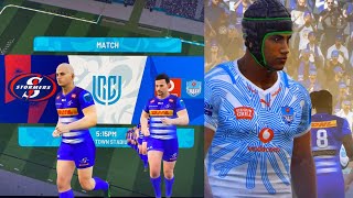 Rugby 25  URC Gameplay  DHL Stormers vs Vodacom Blue Bulls Also a Bug  Crash Report [upl. by Estevan]