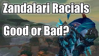 Zandalari Troll Racials  Are They Good or Bad for DPS [upl. by Naniac]