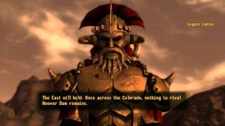 Fallout New Vegas  Max Speech Final Boss Lanius [upl. by Ahsian669]