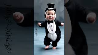 cutecutebabydance fyp aigenerated [upl. by Moritz]