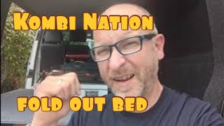 fold down kombi nation camper bed for a transporter [upl. by Rutter]