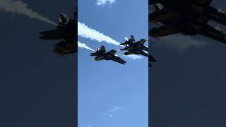 USN Blue Angels Flying in Formation shorts short fighterjets [upl. by Leanor]