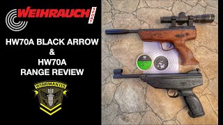 Weihrauch HW70 Black Arrow amp HW70A Range Review [upl. by Ahsiekat]