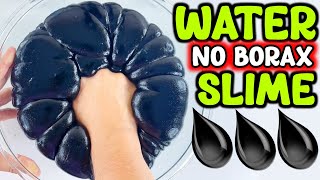 NO BORAX❌ WATER SLIME💦 NO GLUE❌ How to make Venom Barrel O Water Slime Without Glue or Borax ASMR [upl. by Nodle922]