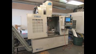 Milltronics VM17 CNC Vertical Machining Center with Centurion 7 Control 24 Station Side Mount ATC [upl. by Applegate789]