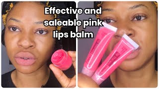 How To Make An Effective amp Saleable Pink Lip balm [upl. by Godber]