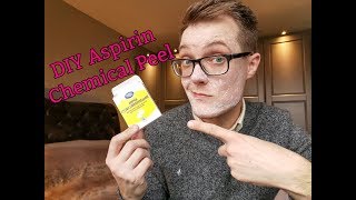 HOME MADE ASPIRIN MASK DIY chemical peel Skincare expert super strength at home face mask skin [upl. by Blunk]