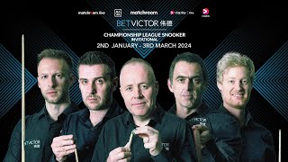 WATCH LIVE  2024 CHAMPIONSHIP LEAGUE SNOOKER  INVITATIONAL  TABLE 2 [upl. by Annwahs]