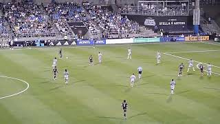 Nicolás Stefanelli of Inter Miami CF hits the crossbar vs CF Montreal Impact 52723 [upl. by Kciredec]