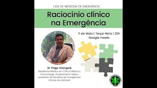 Raciocínio Clínico na Emergência  Prof Dr Tiago Grangeia [upl. by Noryak]