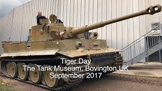 Tiger Day VIII  The Tank Museum Bovington UK Sept 2017 [upl. by Vargas]