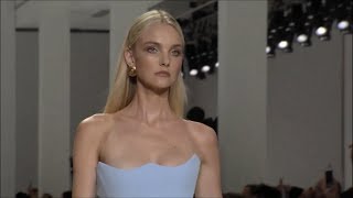 Caroline Trentini walking the Versace Spring Summer 2018 runway [upl. by Cordy718]