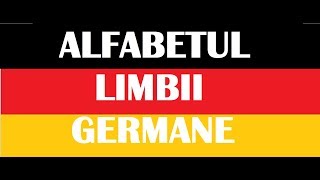 Invata germana  rapid si usor  ALFABETUL GERMAN cu EXEMPLE [upl. by Killen]