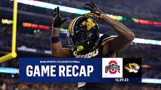 Missouri PUSHES PAST Ohio State in Cotton Bowl SLUGFEST  Game Recap  CBS Sports [upl. by Sumer]