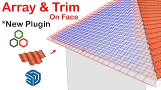 Curic Face Array Tutorial  New Plugin for SketchUp [upl. by Eikciv]