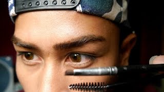 MEN EYEBROWS ON FLEEK TUTORIAL  DiDi [upl. by Jenica]