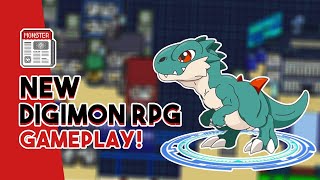 NEW DragonRod Digimon RPG Gameplay  Server City Dinomon and More [upl. by Eelirak710]