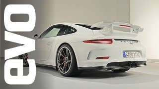 Porsche 991 GT3 inside look  interview with Andreas Preuninger  evo TV [upl. by Ahsitil562]