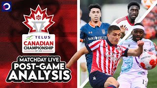 POSTGAME ANALYSIS CS StLaurent vs Toronto FC  Atlético Ottawa vs Pacific FC  TELUS CanChamp [upl. by Adelbert]